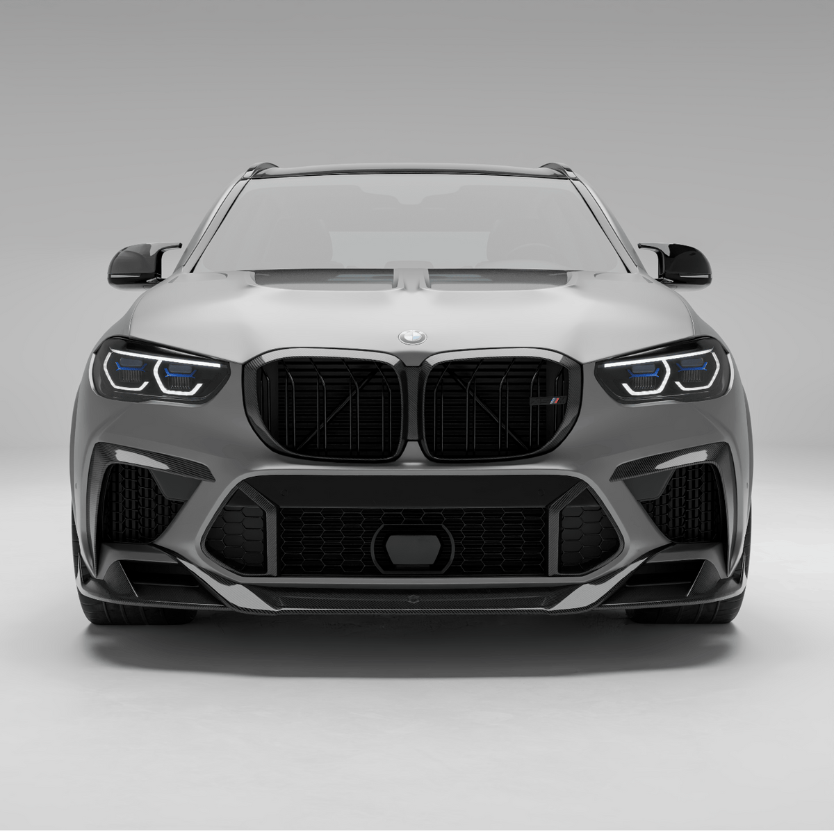 Revozport Grille BMW X5M F95 PRE LCI Carbon Fiber Air Intake Trim