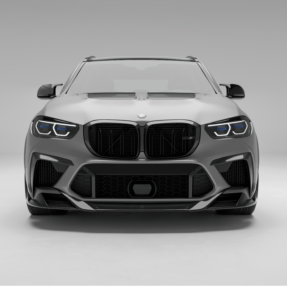Revozport Grille BMW X5M F95 PRE LCI Carbon Fiber Air Intake Trim