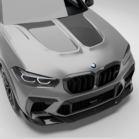 Revozport Grille BMW X5M F95 PRE LCI Carbon Fiber Air Intake Trim