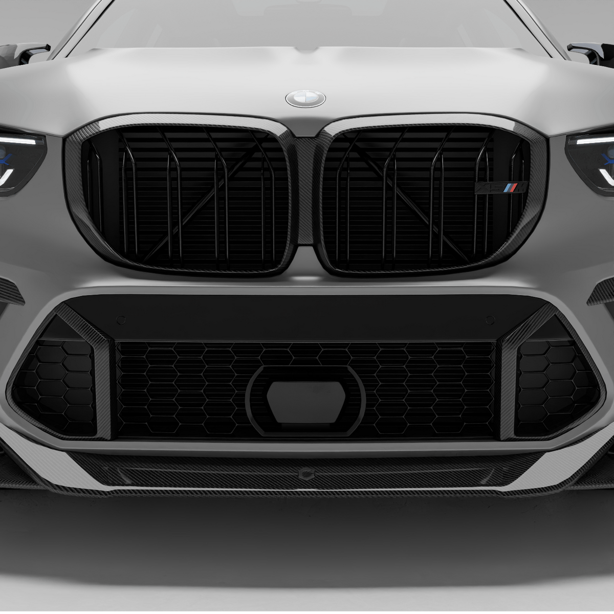 Revozport Grille BMW X5M F95 PRE LCI Carbon Fiber Air Intake Trim