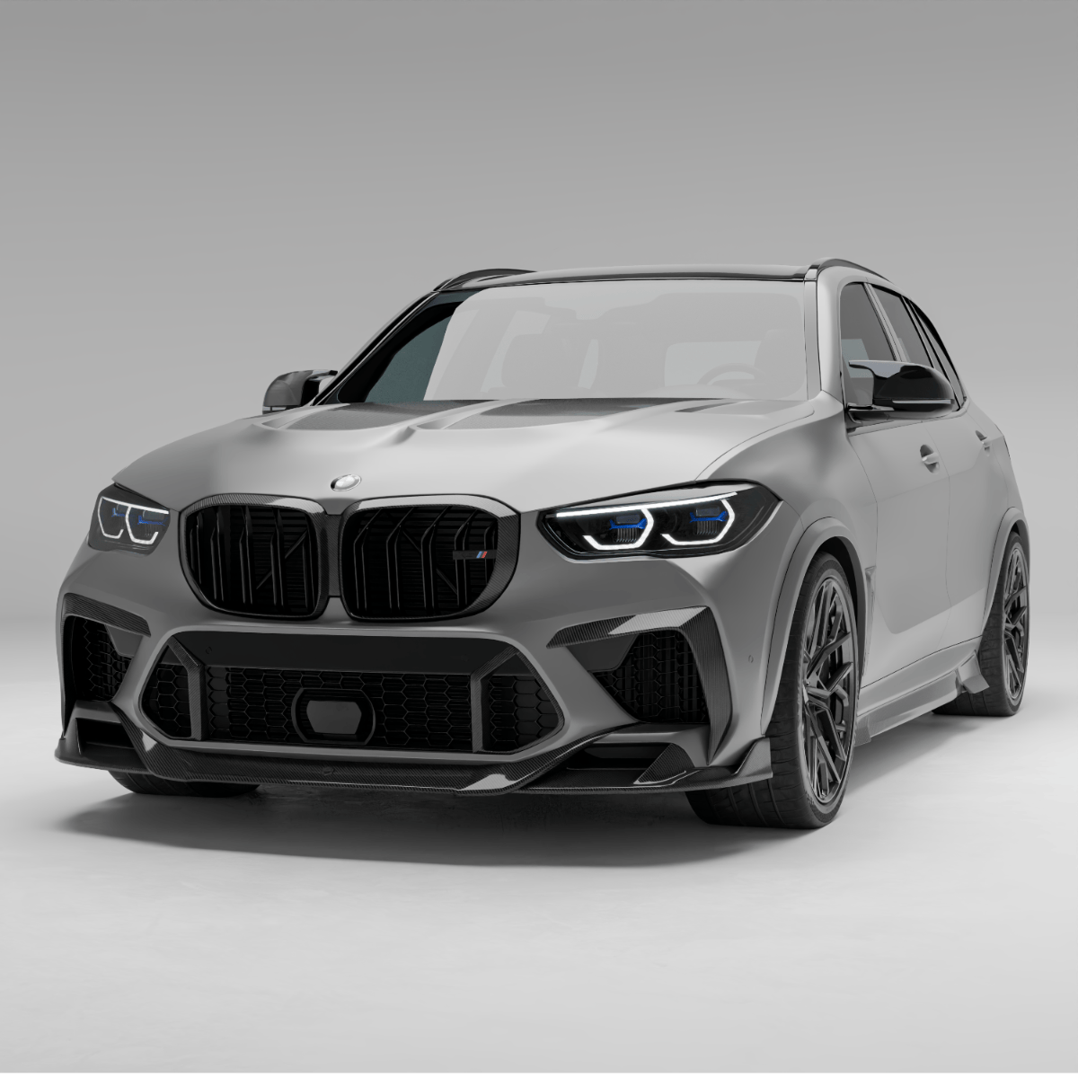 Revozport Grille BMW X5M F95 PRE LCI Carbon Fiber Front Grill