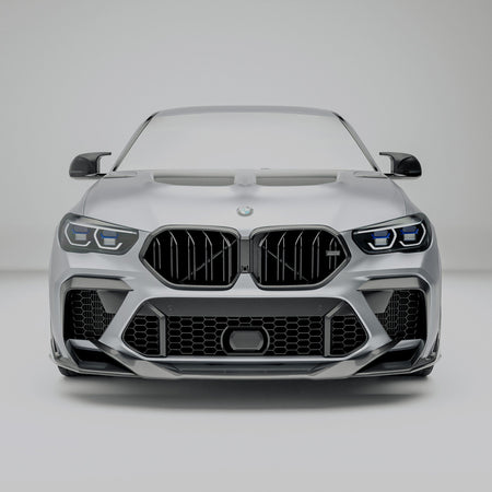 Revozport Grille BMW X6M F96 PRE LCI Carbon Fiber Air Intake Trim