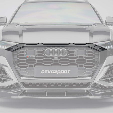Revozport Grilles & Trim Audi RSQ8 Pre-LCI Carbon Fiber Front Grille Add-On