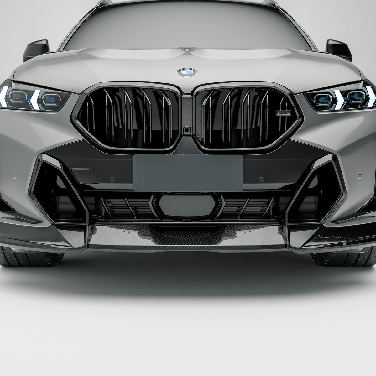 Revozport Grilles & Trim BMW X6 G06 LCI Carbon Fiber Front Grille