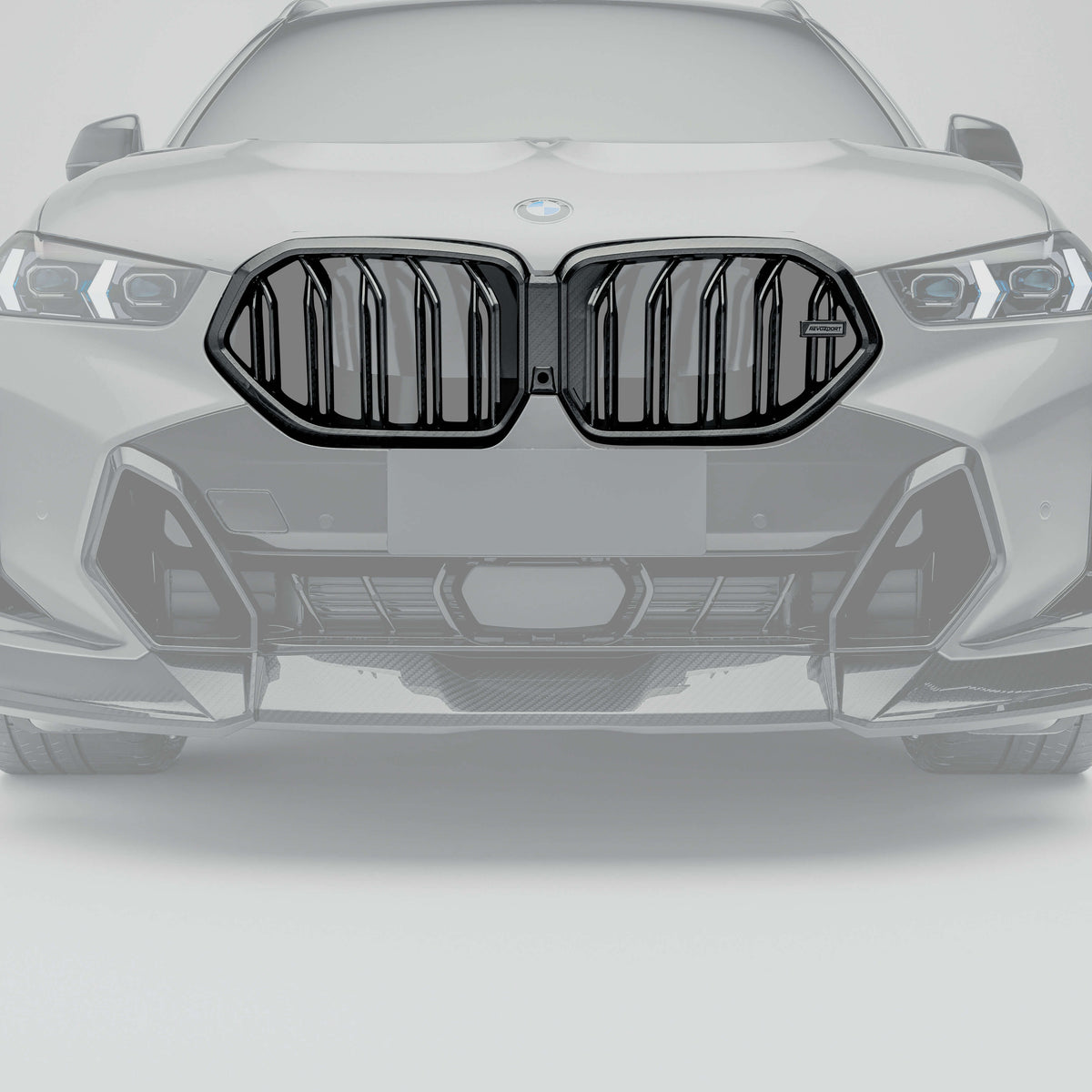 Revozport Grilles & Trim BMW X6 G06 LCI Carbon Fiber Front Grille