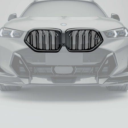 Revozport Grilles & Trim BMW X6 G06 LCI Carbon Fiber Front Grille