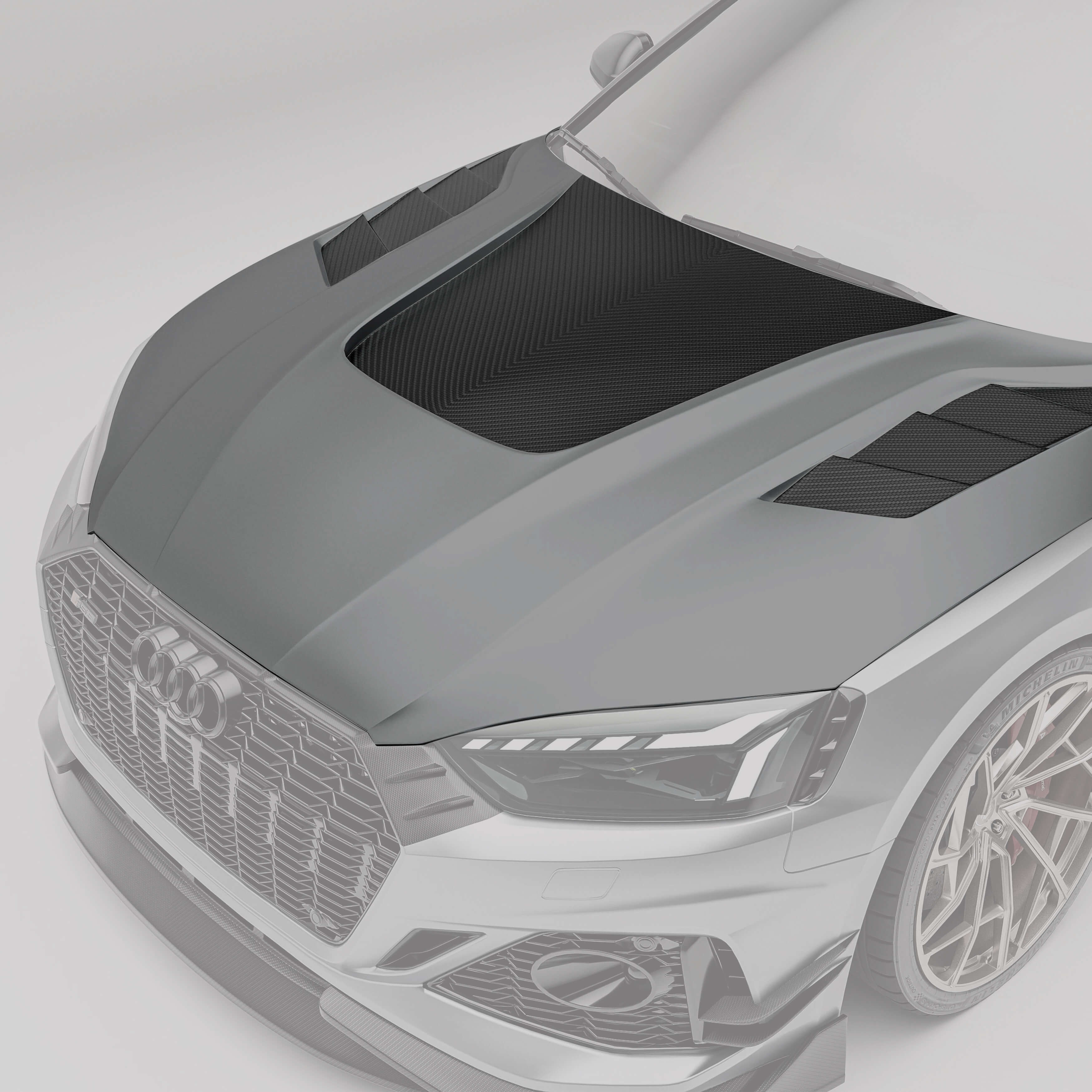 Revozport Hood Audi RS5 B9.5 Coupe Carbon Fiber Hood