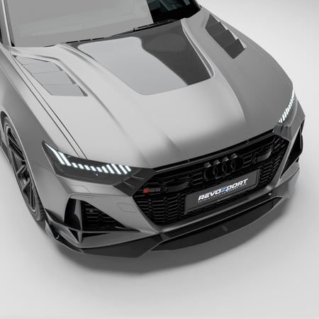 Revozport Hood Audi RS6 C8 Carbon Fiber Hood