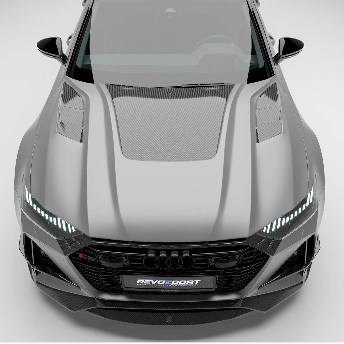 Revozport Hood Audi RS7 C8 Carbon Fiber Hood