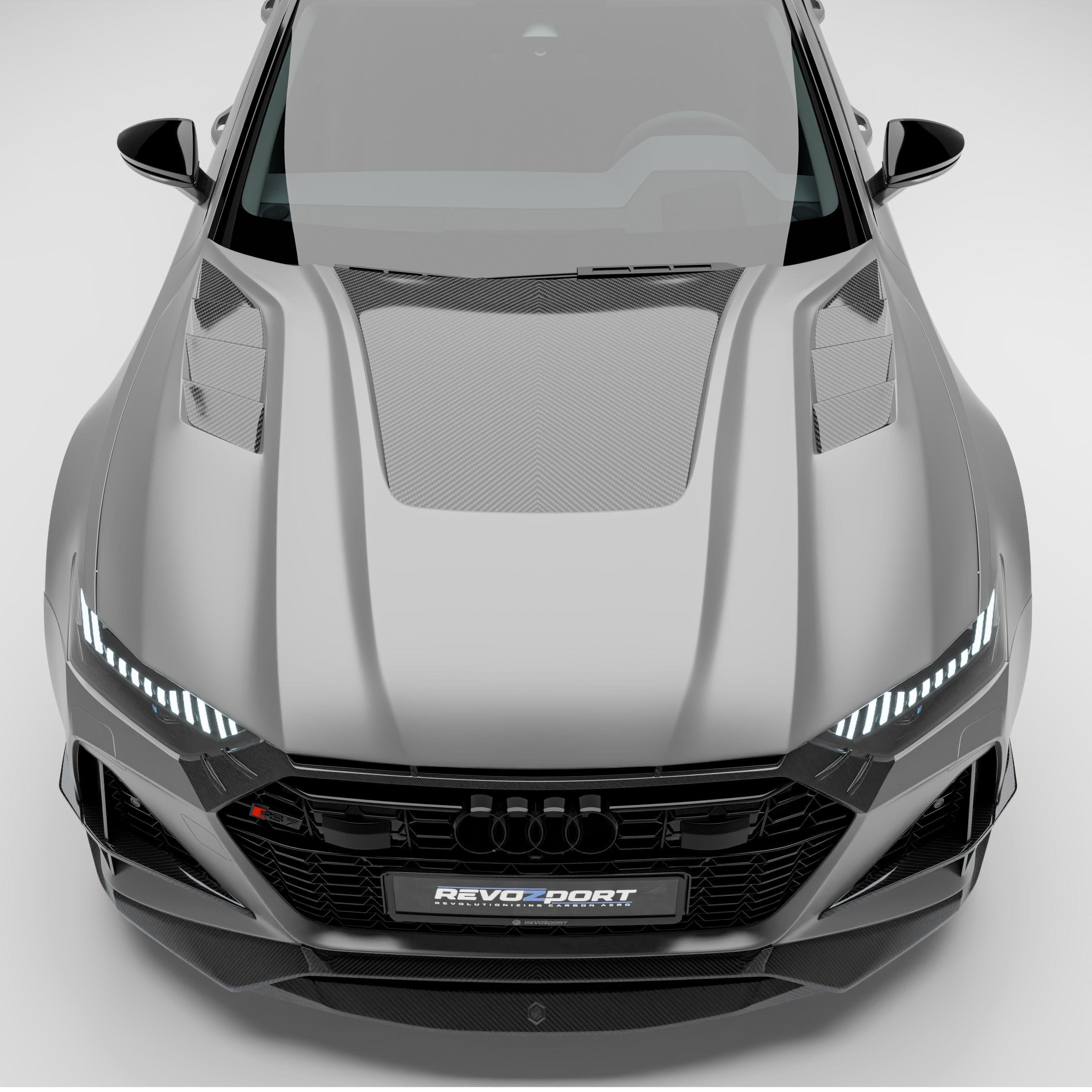 Revozport Hood Audi RS7 C8 Carbon Fiber Hood