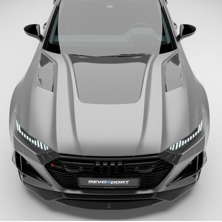 Revozport Hood Audi RS7 C8 Carbon Fiber Hood