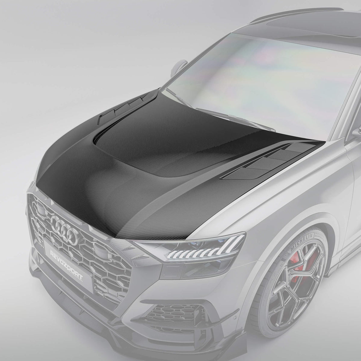 Revozport Hood Audi RSQ8 Pre-LCI Carbon Fiber Hood