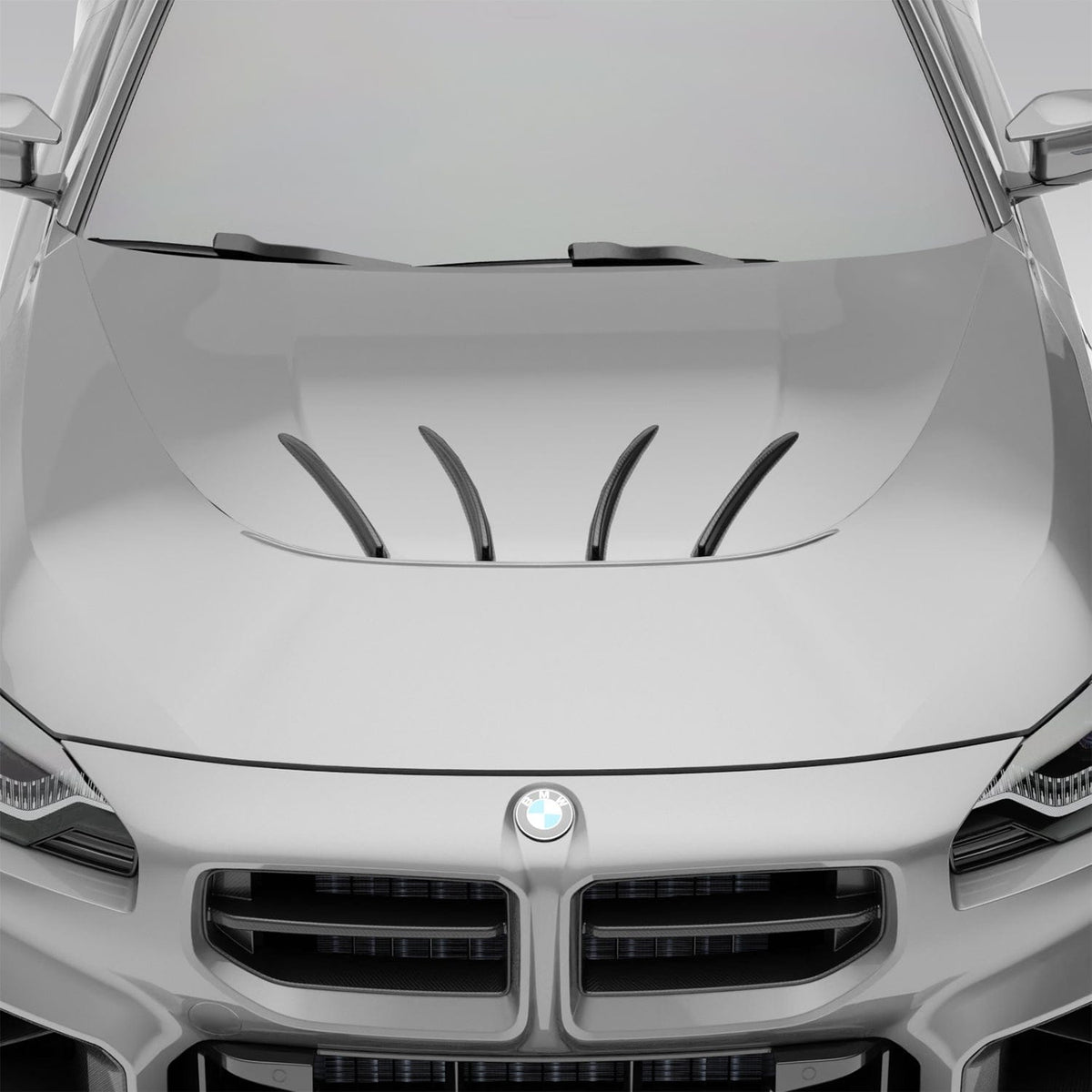 Revozport Hood BMW M2 G87 Carbon Fiber Race Car Hood Strakes