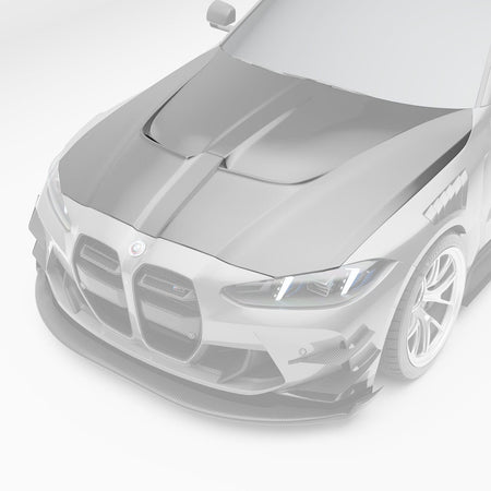 Revozport Hood BMW M3 G80 Carbon Fiber Race Car Hood