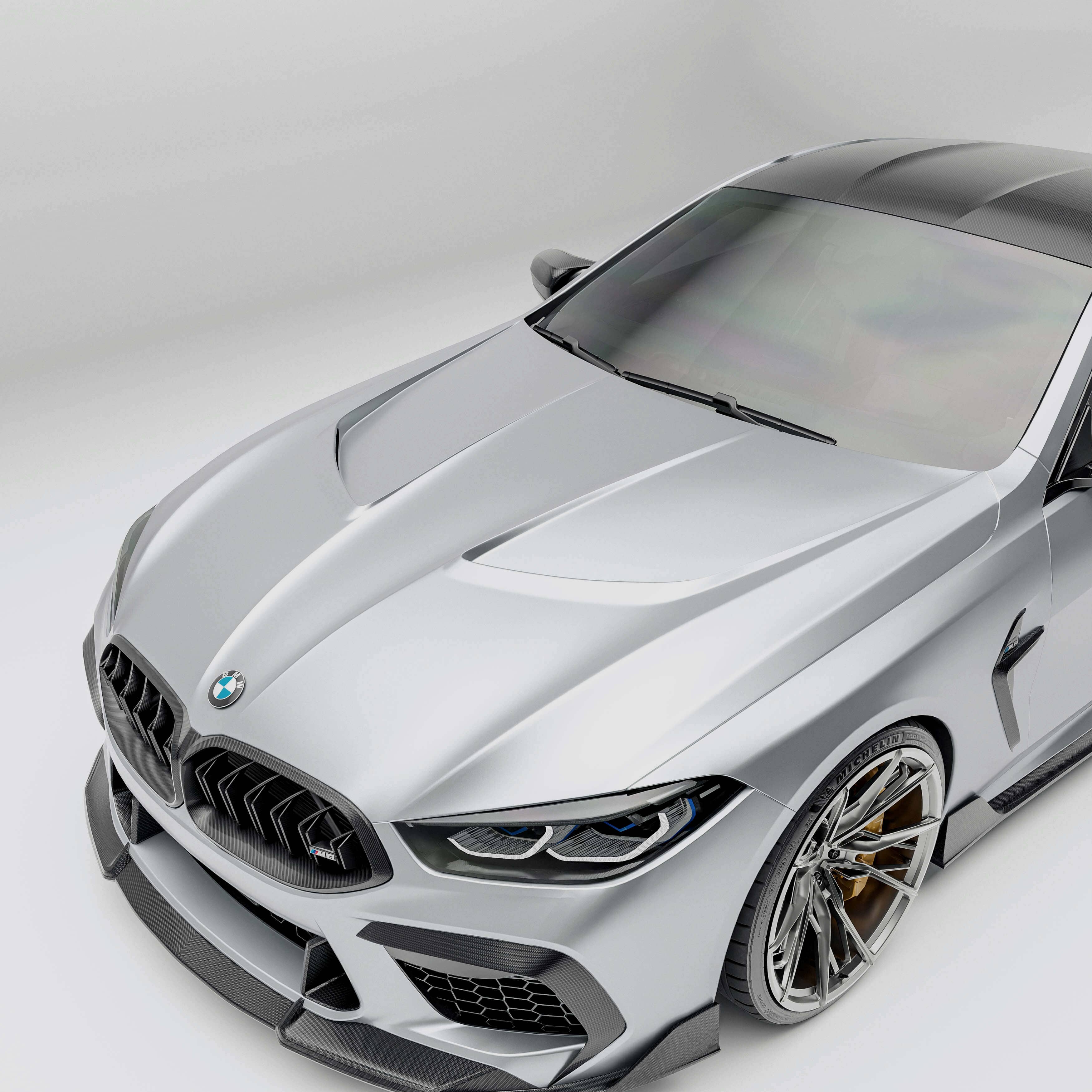 Revozport Hood BMW M8 F91 F92 F93 Carbon Fiber Hood