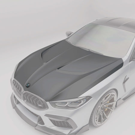 Revozport Hood BMW M8 F91 F92 F93 Carbon Fiber Hood