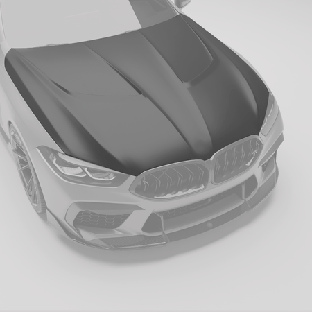 Revozport Hood BMW M8 F93 Carbon Fiber Hood