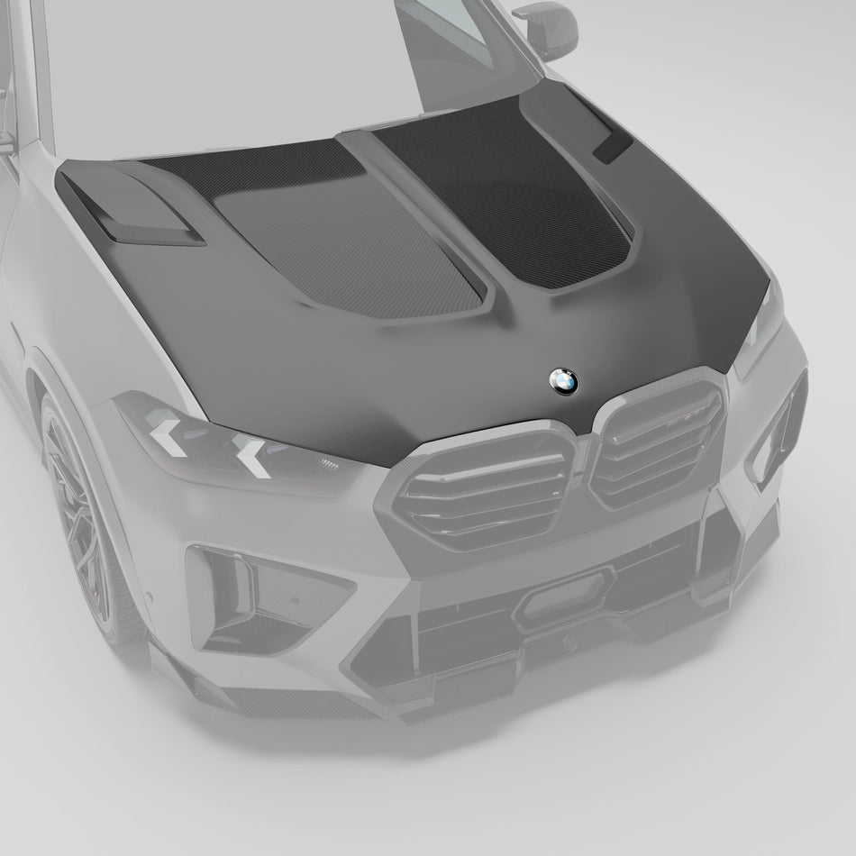 Revozport Hood BMW X5M F95 LCI Carbon Fiber Hood