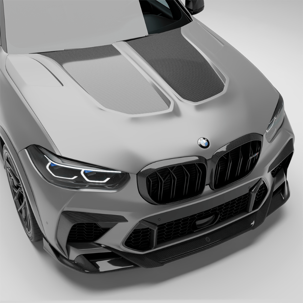 Revozport Hood BMW X5M F95 PRE LCI Carbon Fiber Hood