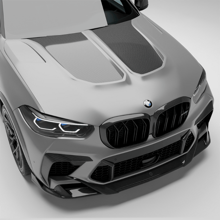 Revozport Hood BMW X5M F95 PRE LCI Carbon Fiber Hood