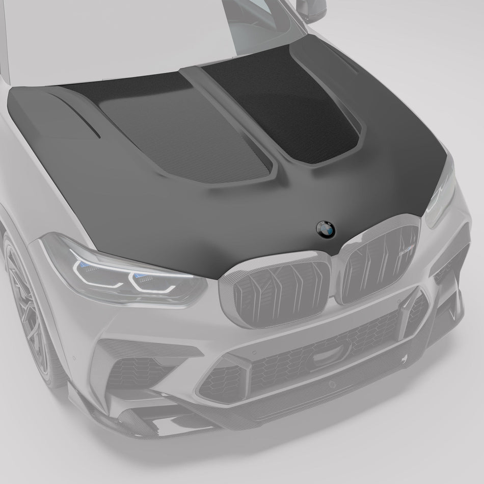 Revozport Hood BMW X5M F95 PRE LCI Carbon Fiber Hood