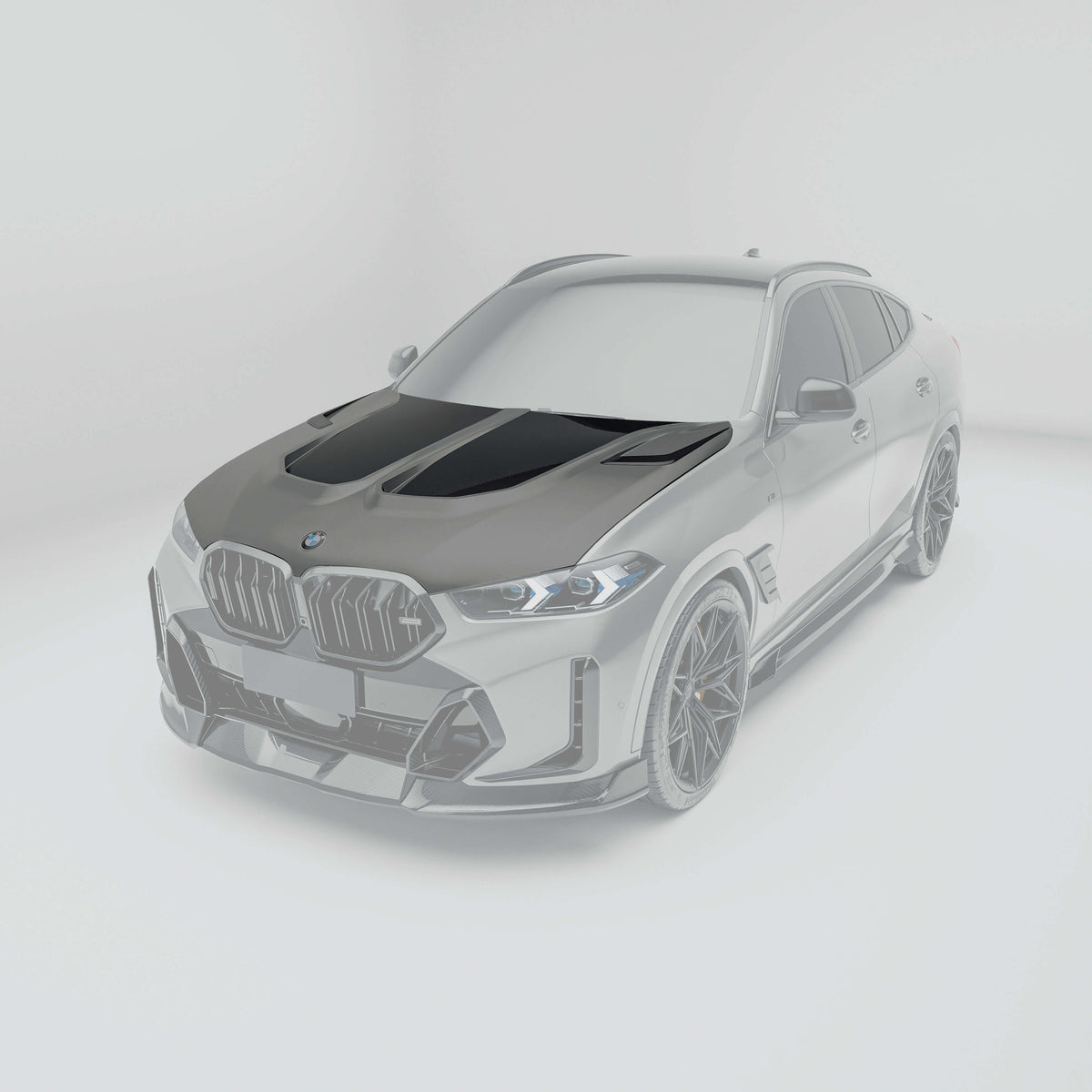 Revozport Hood BMW X6 G06 LCI Carbon Fiber Hood