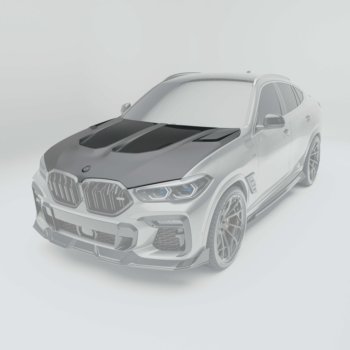 Revozport Hood BMW X6 G06 Pre-LCI Carbon Fiber Hood