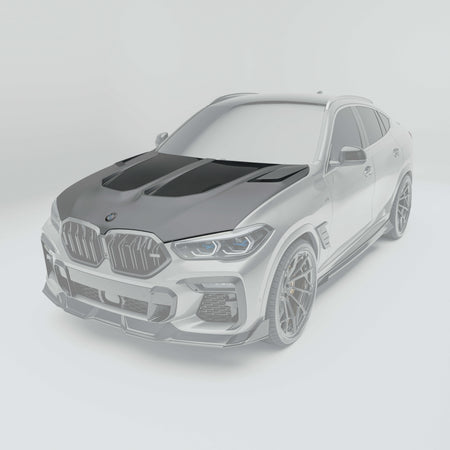 Revozport Hood BMW X6 G06 Pre-LCI Carbon Fiber Hood