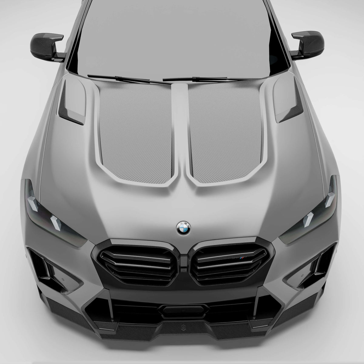 Revozport Hood BMW X6M F96 LCI Carbon Fiber Hood