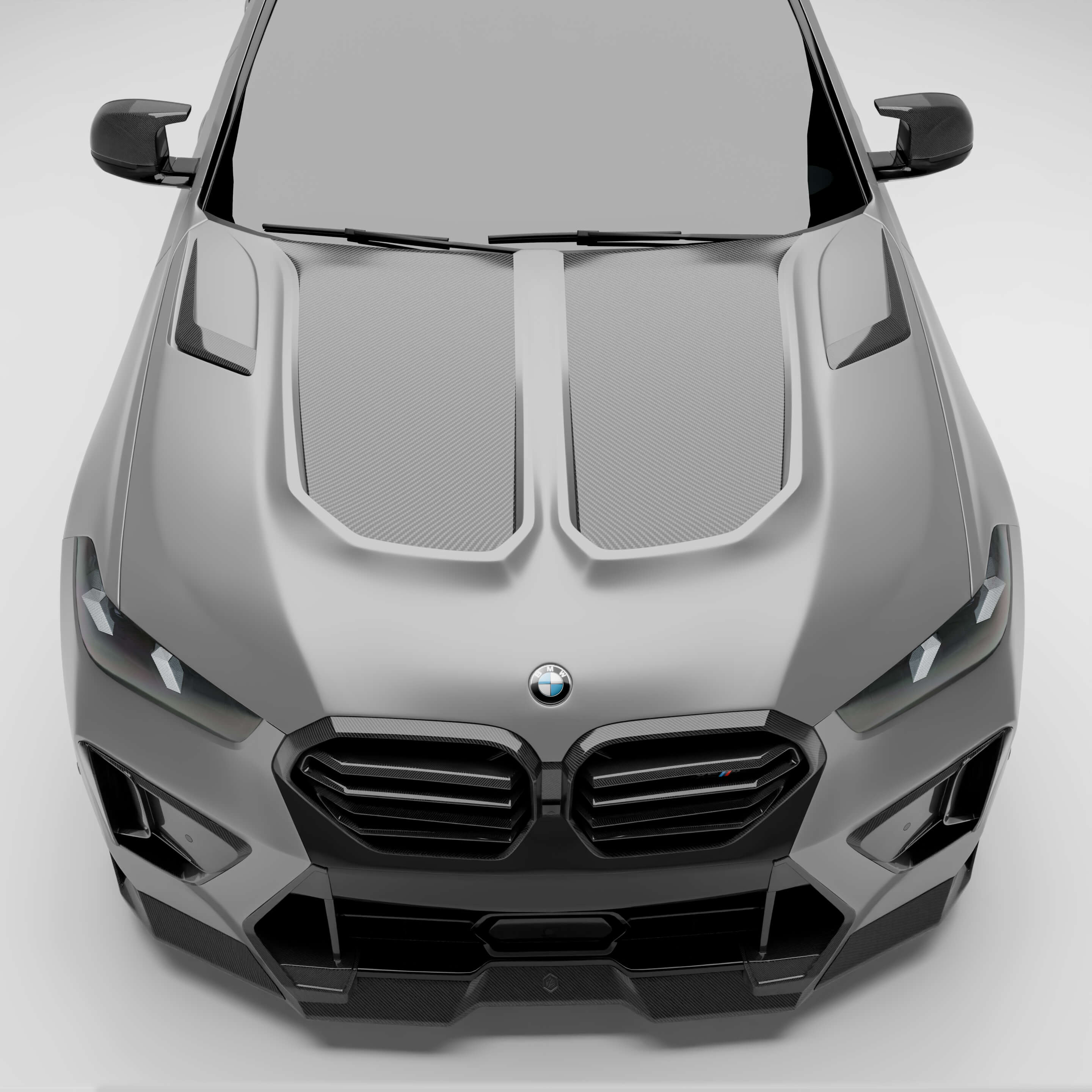 Revozport Hood BMW X6M F96 LCI Carbon Fiber Hood