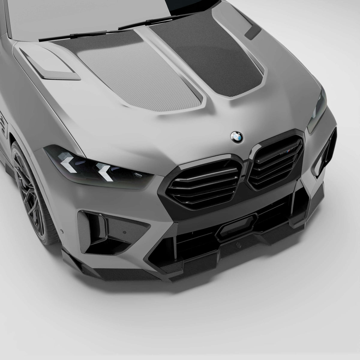 Revozport Hood BMW X6M F96 LCI Carbon Fiber Hood