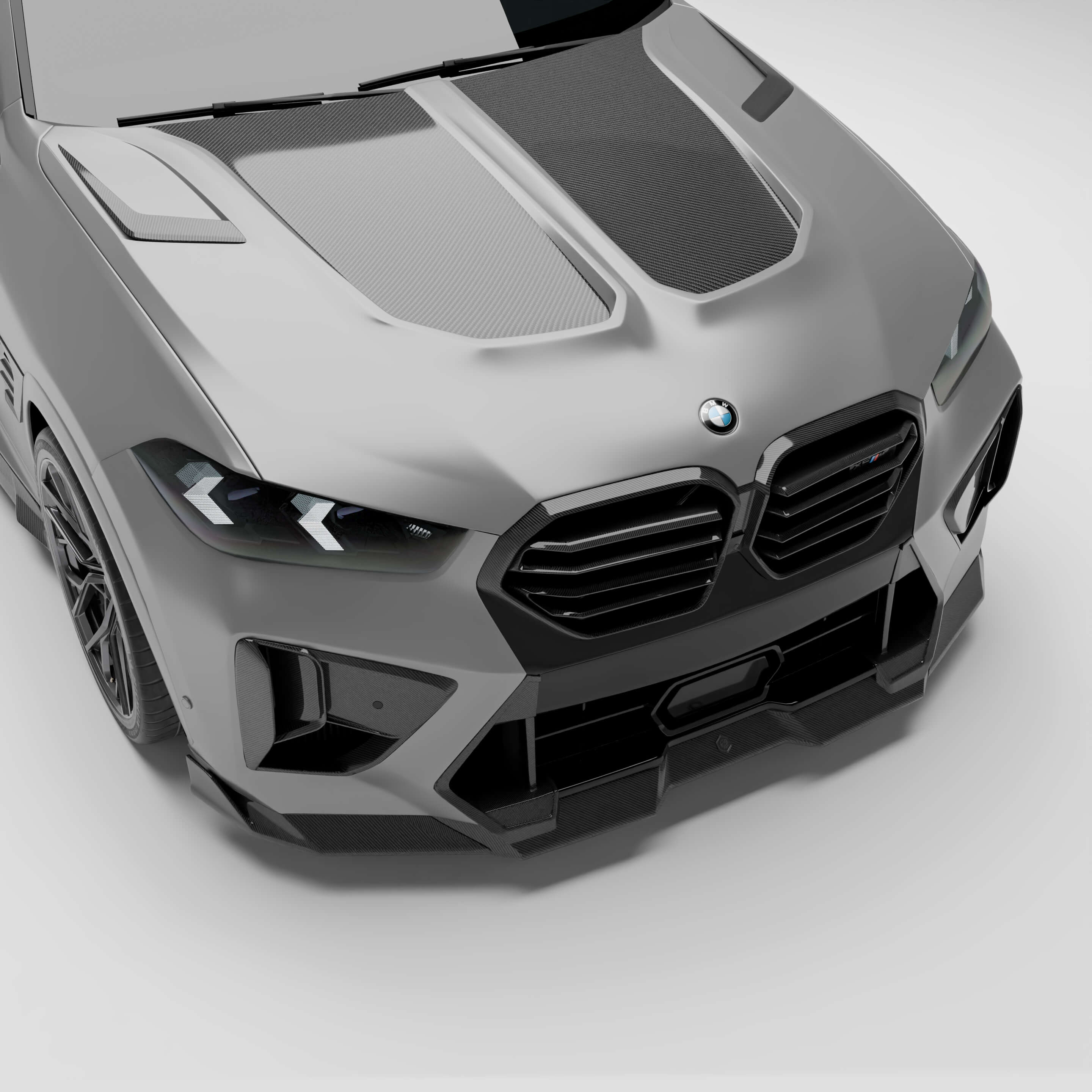 Revozport Hood BMW X6M F96 LCI Carbon Fiber Hood