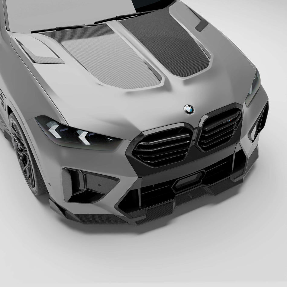 Revozport Hood BMW X6M F96 LCI Carbon Fiber Hood