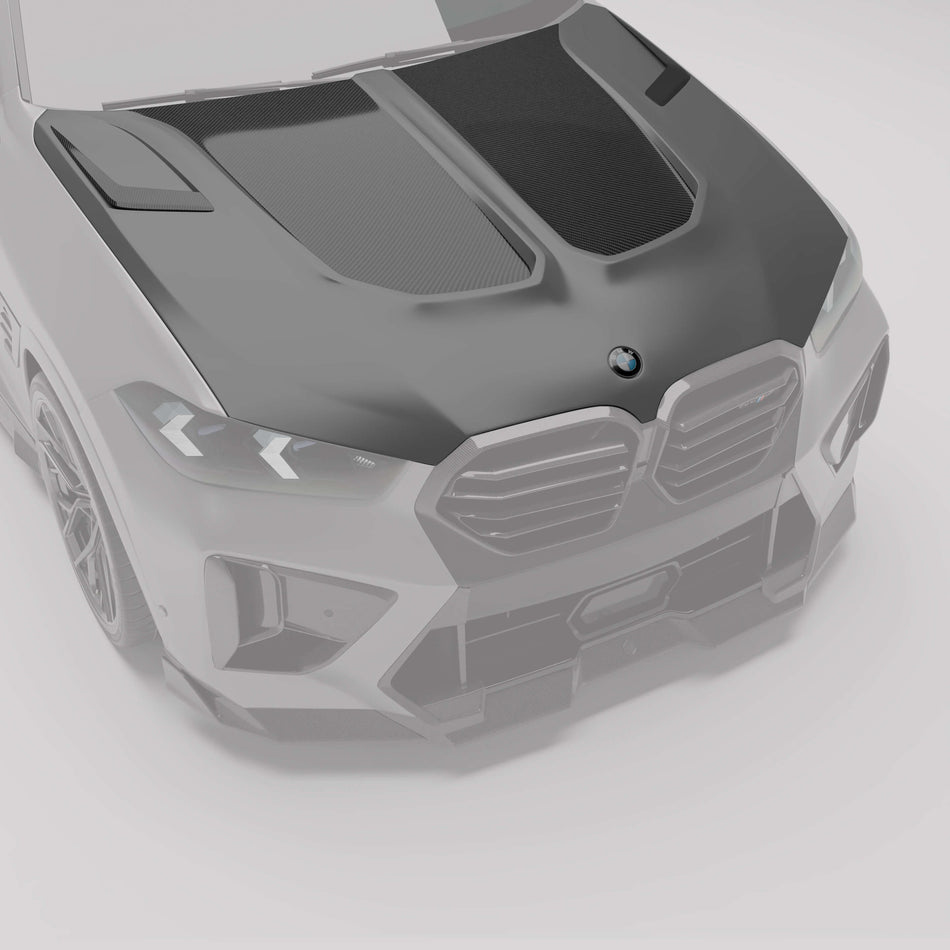 Revozport Hood BMW X6M F96 LCI Carbon Fiber Hood