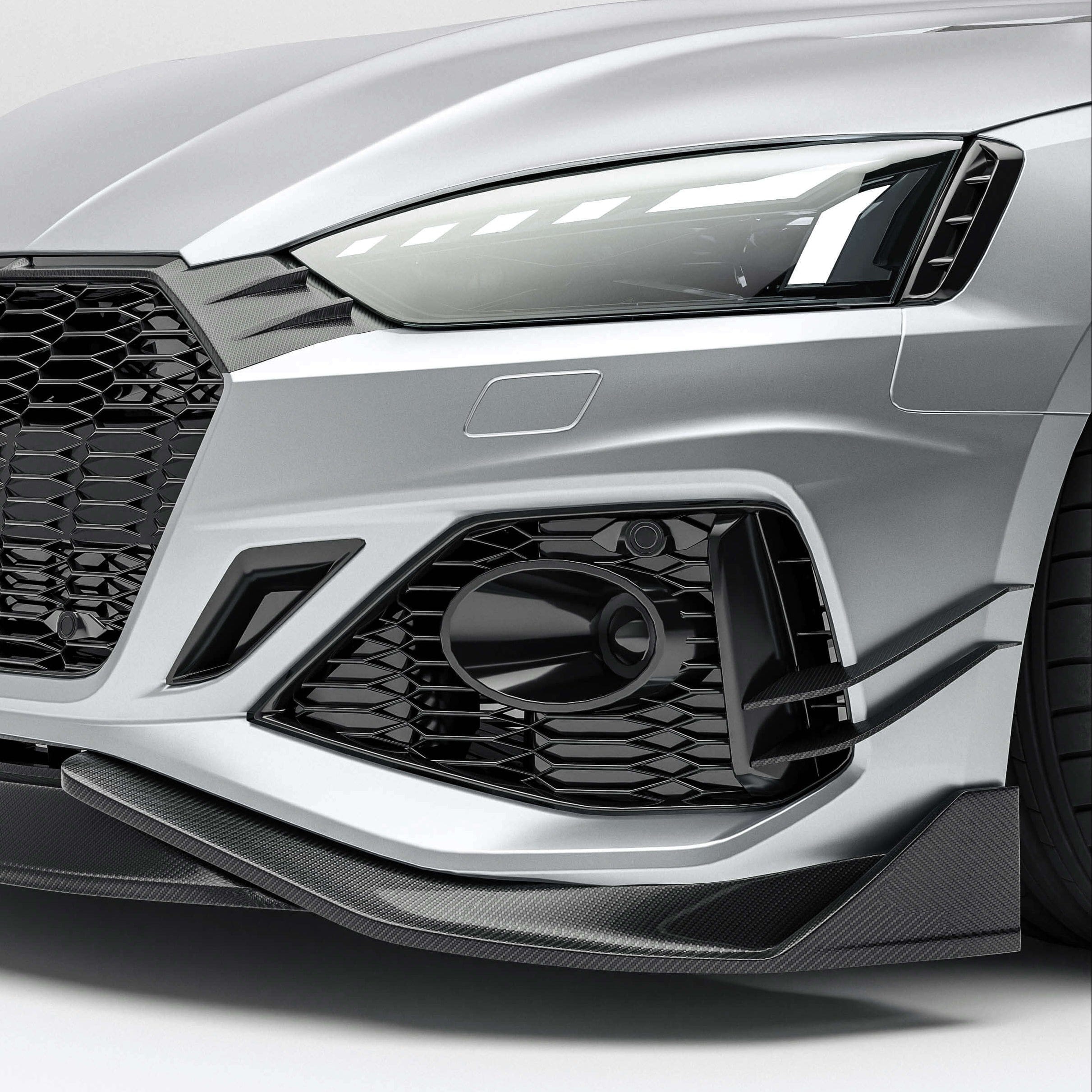 Revozport Misc Audi RS5 B9.5 Coupe Carbon Fiber Canards
