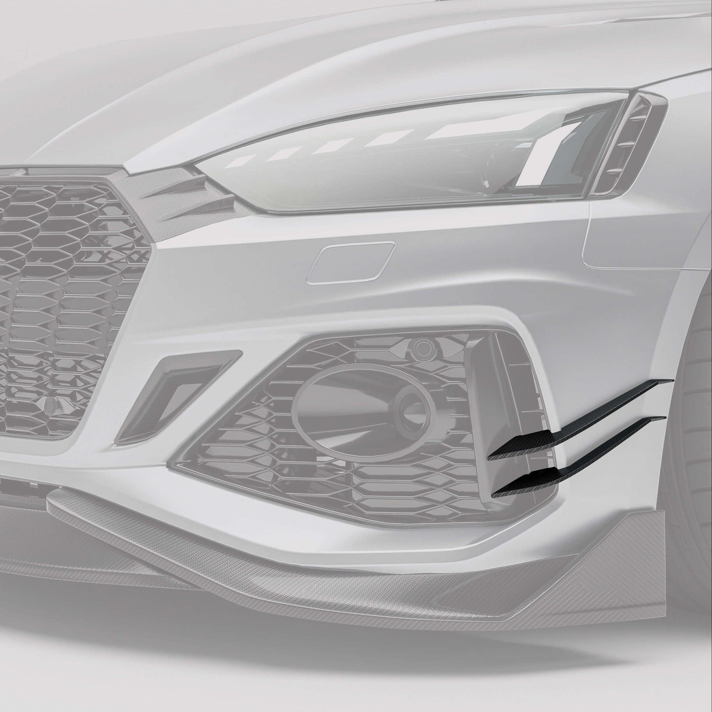 Revozport Misc Audi RS5 B9.5 Coupe Carbon Fiber Canards