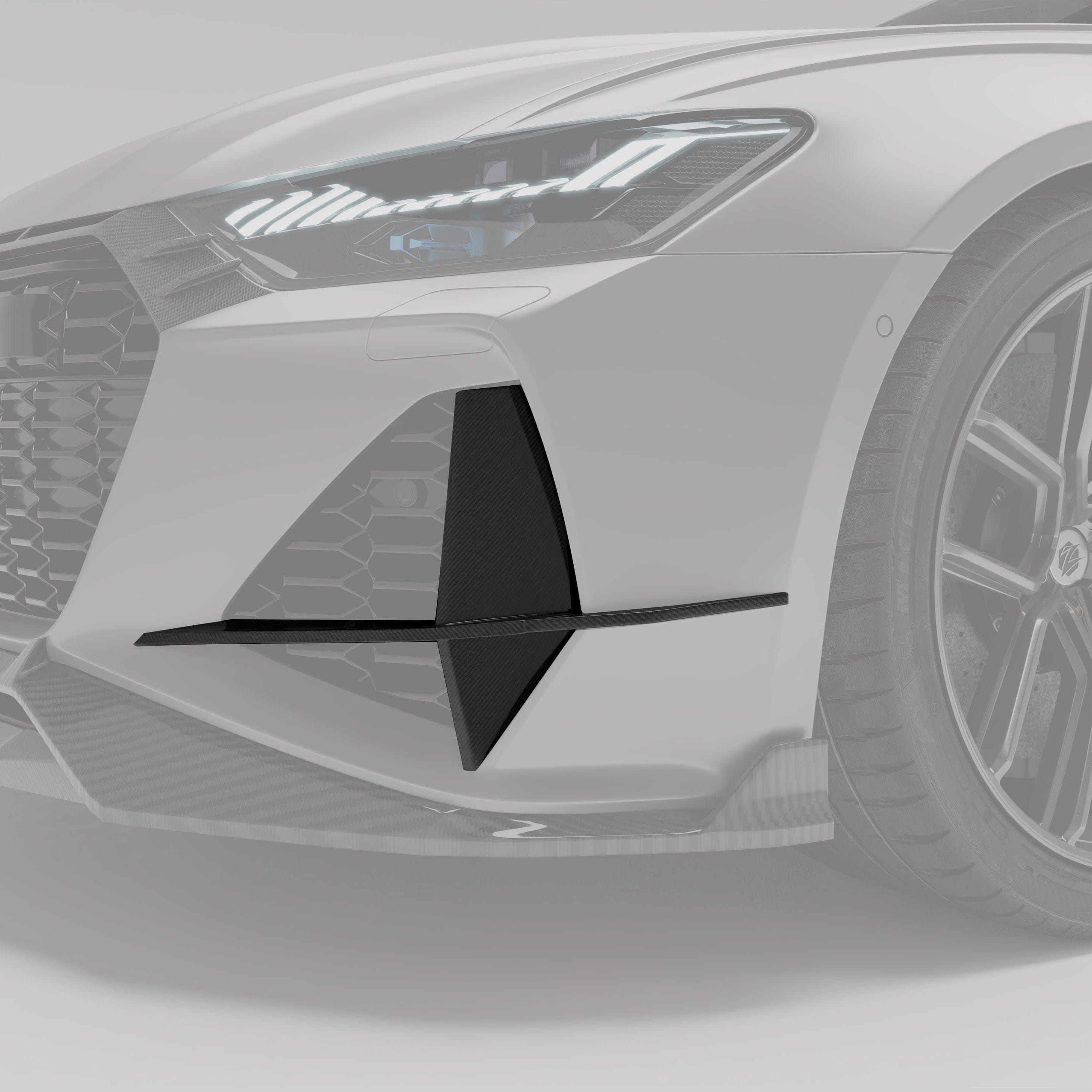 Revozport Misc. Exterior Audi RS6 C8 Carbon Fiber Canards