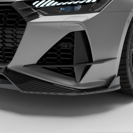 Revozport Misc. Exterior Audi RS6 C8 Carbon Fiber Canards