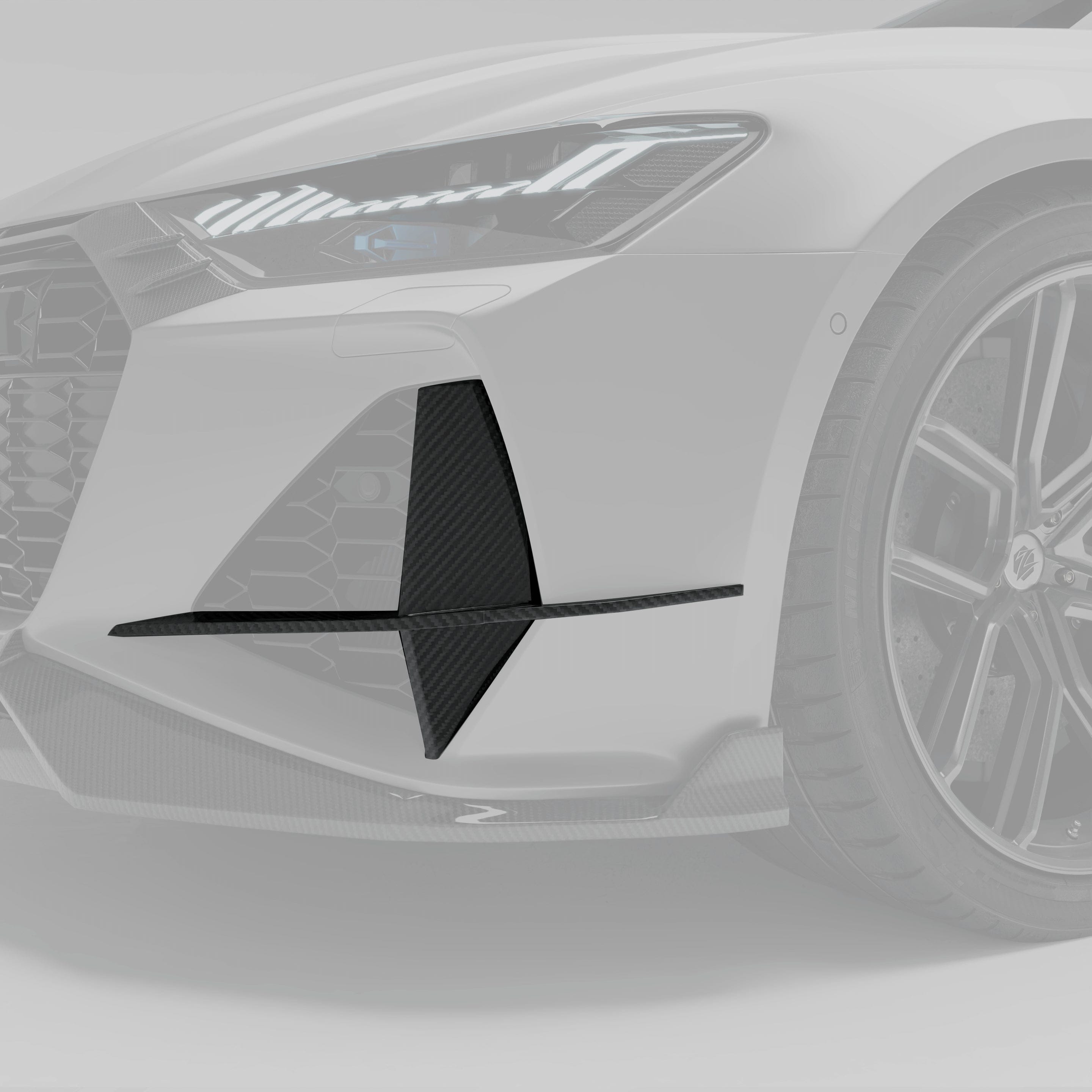 Revozport Misc. Exterior Audi RS7 C8 Carbon Fiber Canards