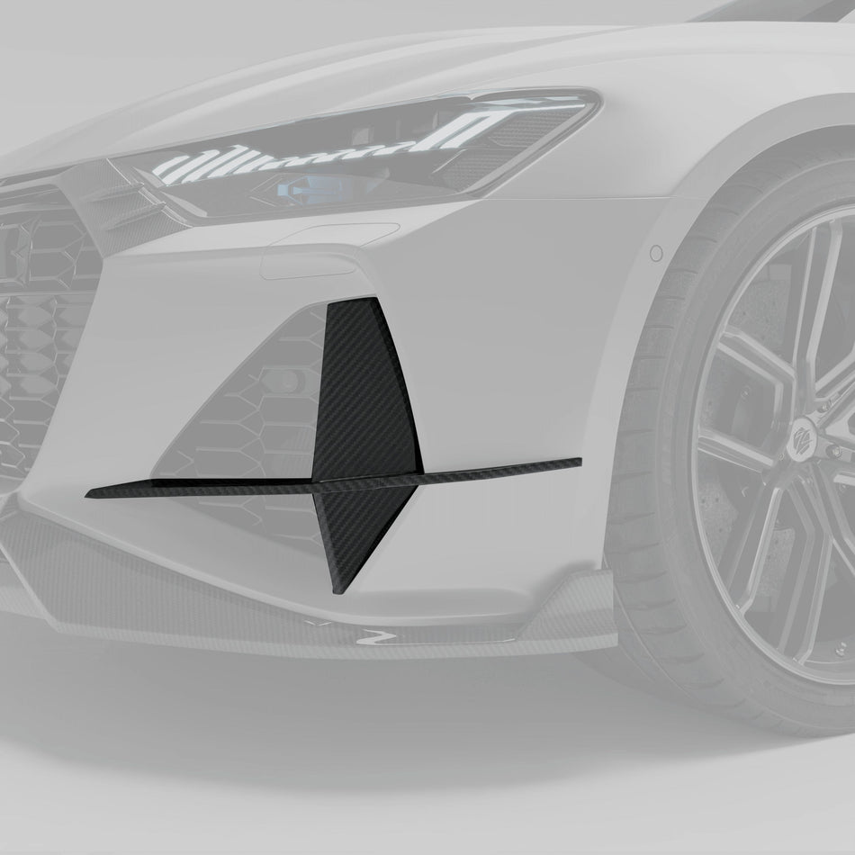 Revozport Misc. Exterior Audi RS7 C8 Carbon Fiber Canards