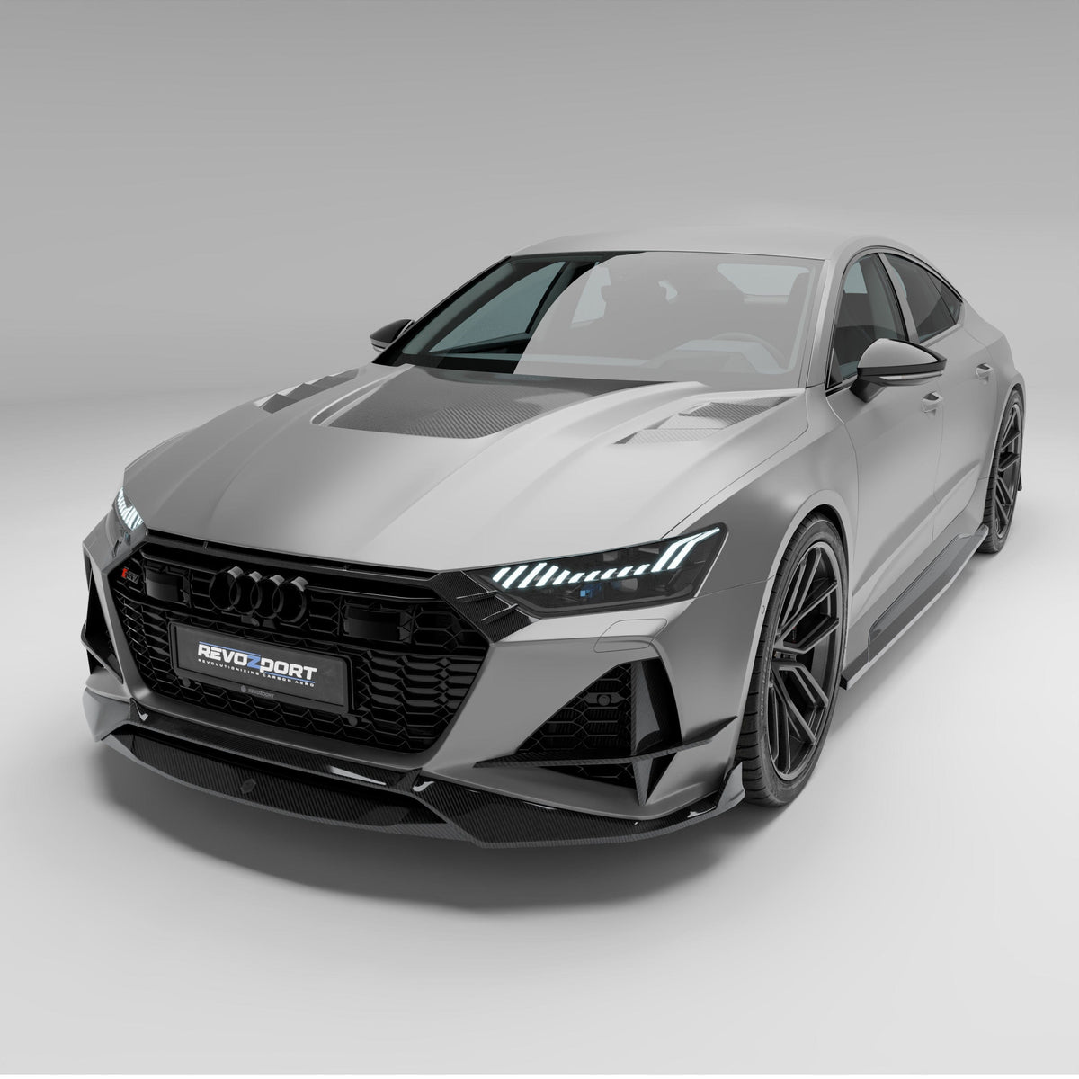 Revozport Misc. Exterior Audi RS7 C8 Carbon Fiber Canards
