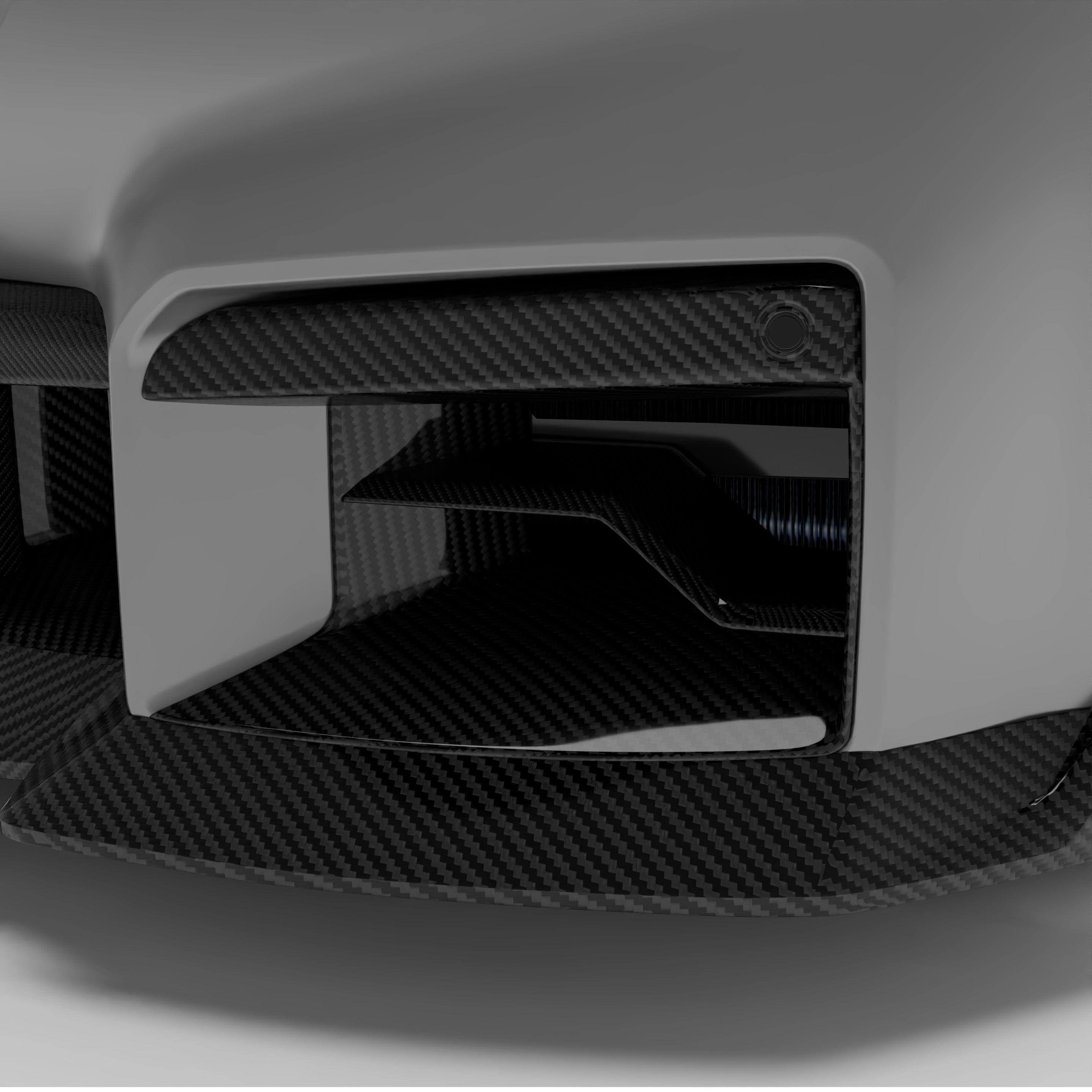 Revozport Misc. Exterior BMW M2 G87 Carbon Fiber Front Inlets