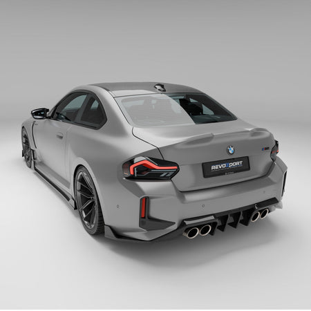 Revozport Misc. Exterior BMW M2 G87 Carbon Fiber Rear Canards