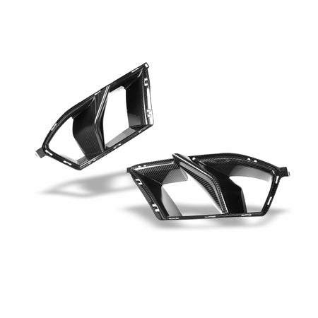 Revozport Misc. Exterior BMW M3 G80 Carbon Fiber Aero Front Bumper Inlets