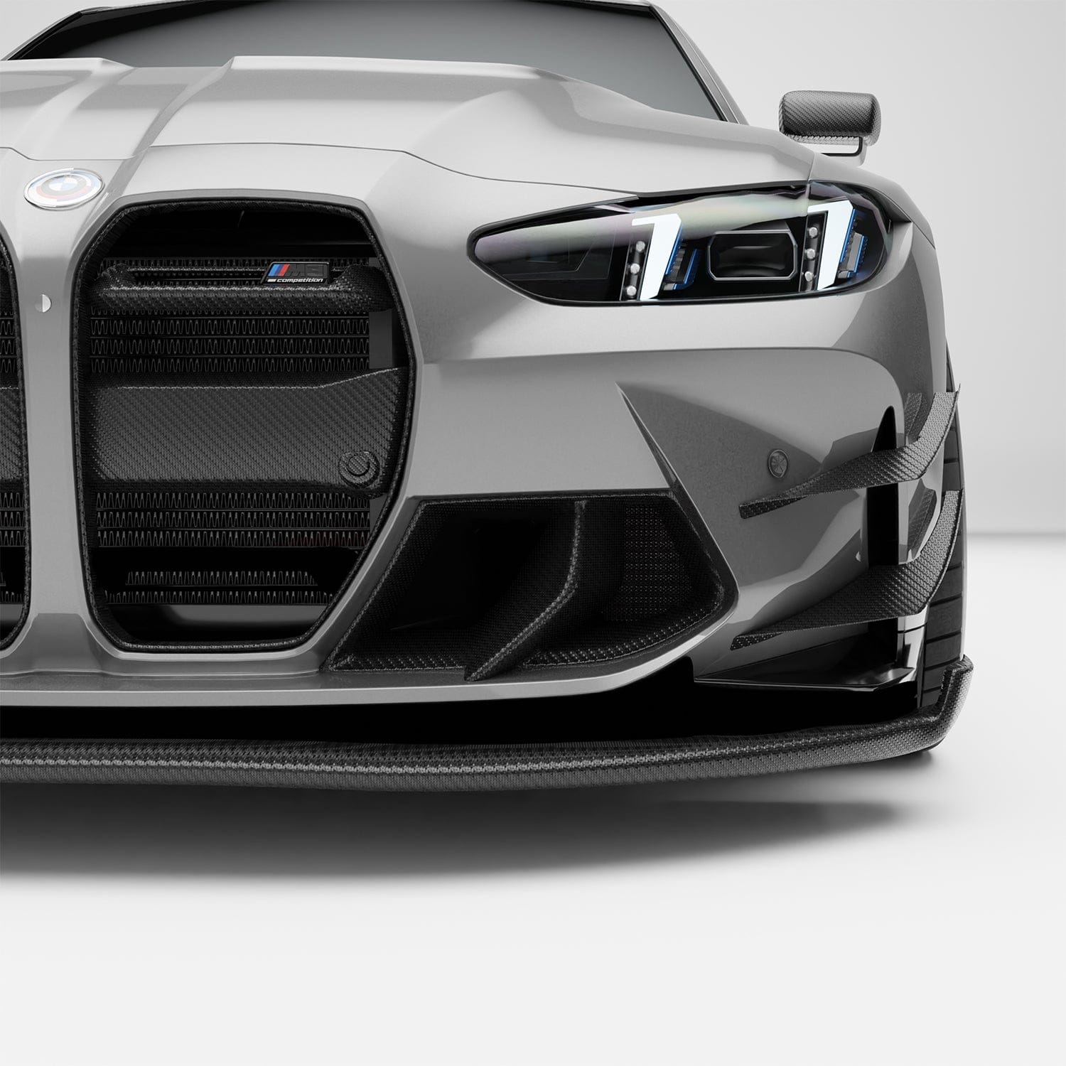 Revozport Misc. Exterior BMW M3 G80 Carbon Fiber Aero Front Bumper Inlets