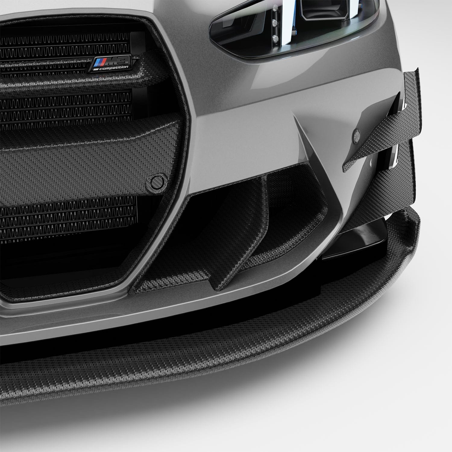 Revozport Misc. Exterior BMW M3 G80 Carbon Fiber Aero Front Bumper Inlets