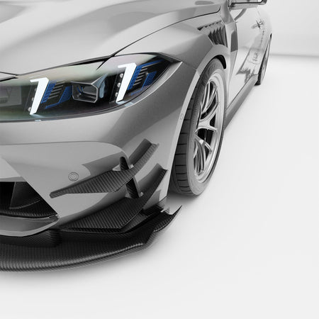 Revozport Misc. Exterior BMW M4 G82 Carbon Fiber Front Bumper Canards