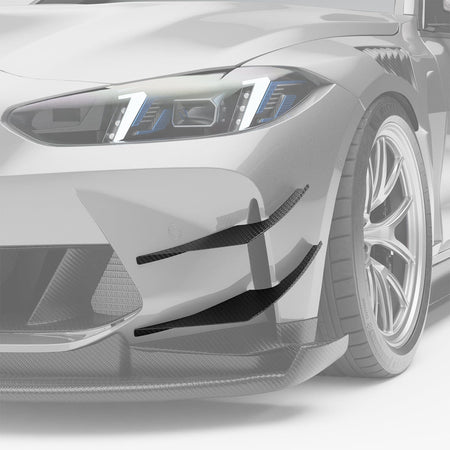 Revozport Misc. Exterior BMW M4 G82 Carbon Fiber Front Bumper Canards