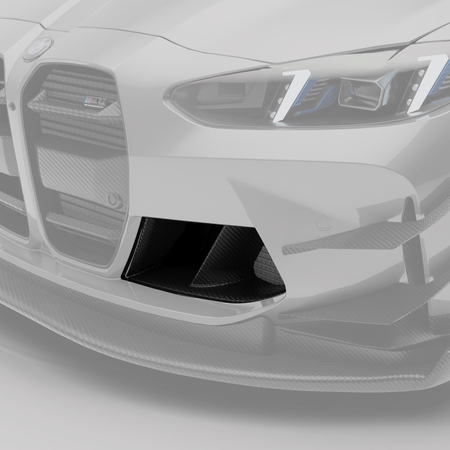Revozport Misc. Exterior BMW M4 G82 Carbon Fiber Front Bumper Inlets