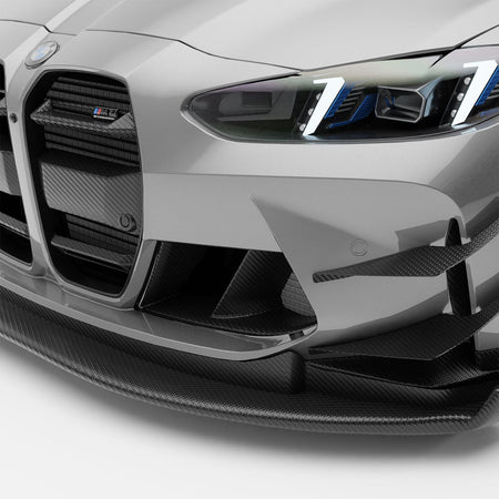 Revozport Misc. Exterior BMW M4 G82 Carbon Fiber Front Bumper Inlets